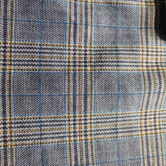 Size 2X Boyfriend Blazer Relaxed Plaid Collared Long sleeves LIVERPOOL NWT - Picture 9 of 16